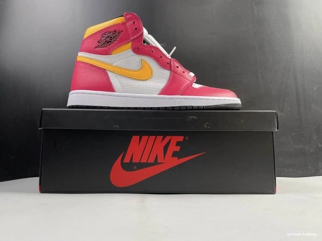 Air 1 OGLight Red 555088-603 High Jordan Fusion 0717